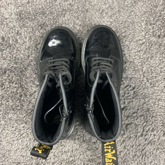 Dr Martens 1460 J Women’s Size 5 Black Classic Leather Side Zip Combat Boots - Picture 5 of 8